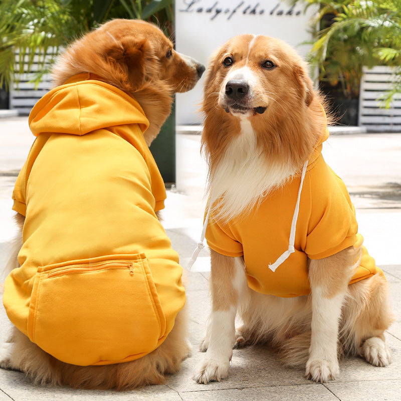 Plaid Zipper Pocket Sweater for Dogs and Cats