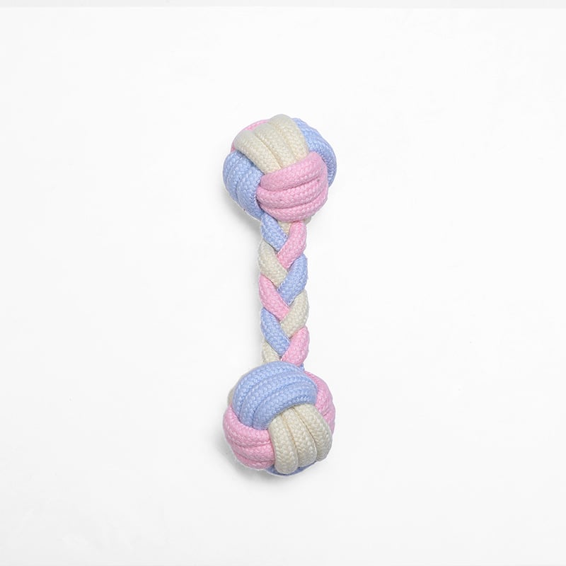 Interactive Bite-Resistant Rope Ball for Dogs and Cats
