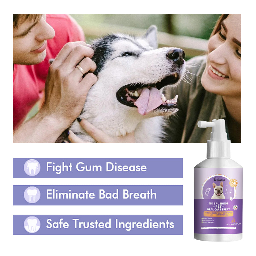 Pet Oral Cleaning Spray for Dogs and Cats