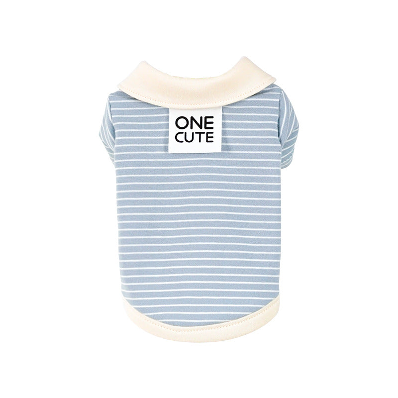 Striped Pet Clothes for Small Dogs and Cats