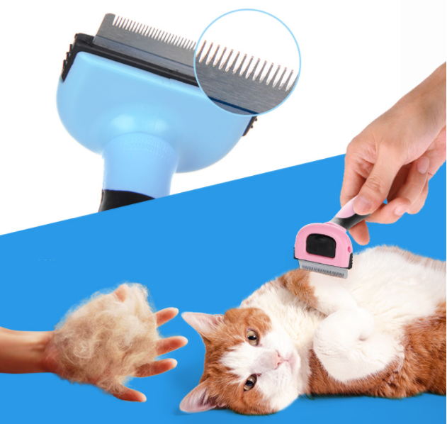 Self-Cleaning Pet Brush for Dogs and Cats