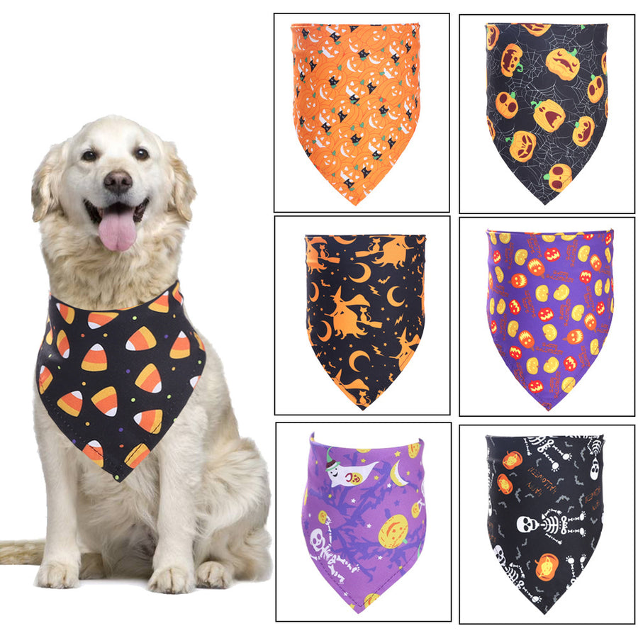 Halloween Pet Bandana for Dogs and Cats
