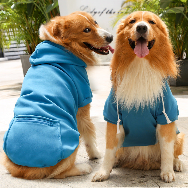 Plaid Zipper Pocket Sweater for Dogs and Cats