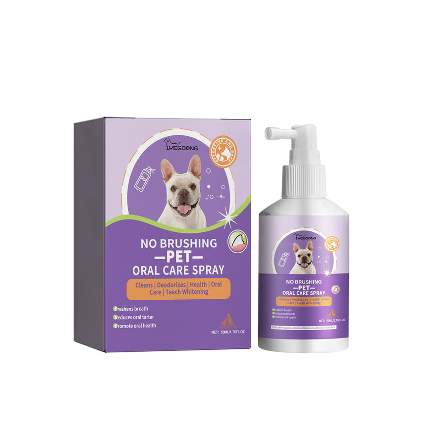 Pet Oral Cleaning Spray for Dogs and Cats