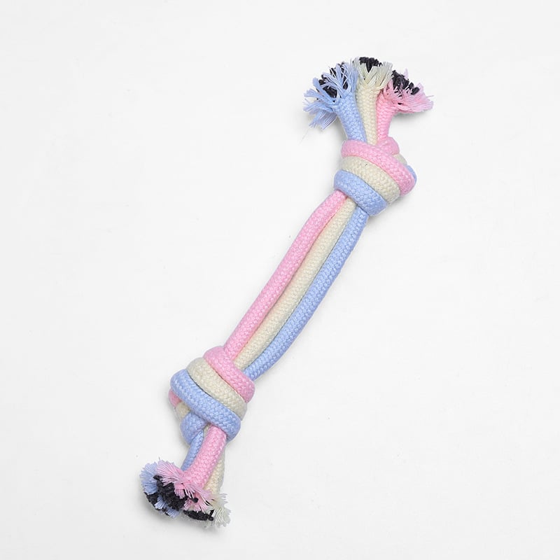 Interactive Bite-Resistant Rope Ball for Dogs and Cats
