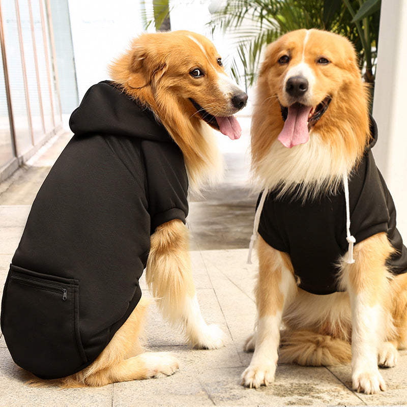Plaid Zipper Pocket Sweater for Dogs and Cats