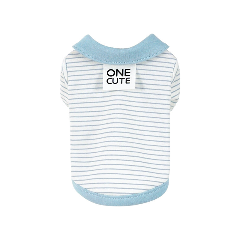 Striped Pet Clothes for Small Dogs and Cats