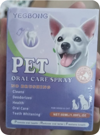 Pet Oral Cleaning Spray for Dogs and Cats