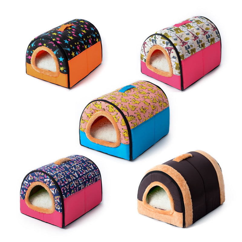 All-Season Pet Bed for Dogs and Cats