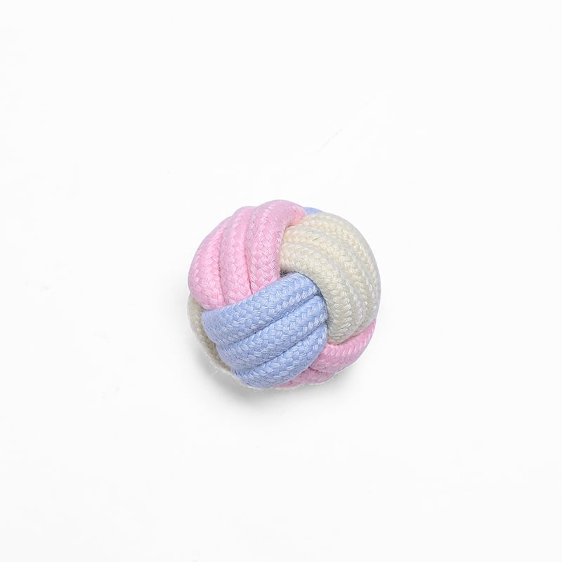 Interactive Bite-Resistant Rope Ball for Dogs and Cats